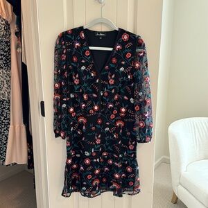 Sam Edelman Embroidered Floral Dress